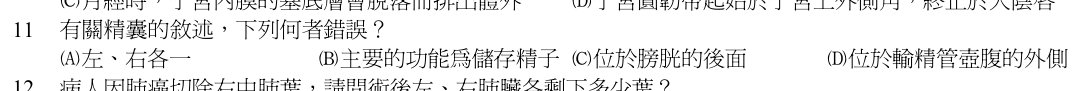 第 11 題（含圖）